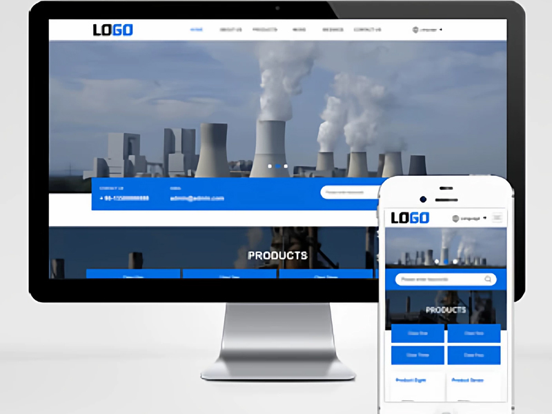 (自适应手机端)多语言网站模板 外贸网站模板下载pbootcms模板